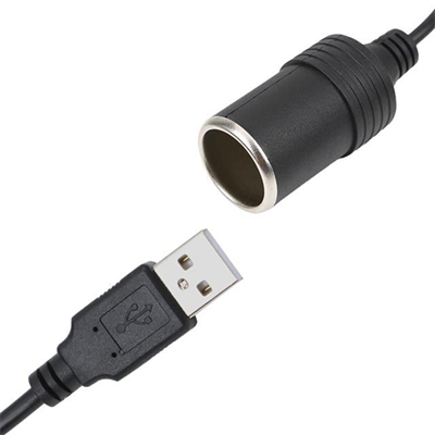Powermaster PM-5726 USB 2.0 Siyah 5 Volt 2 Amper To 12 Volt 800mAh Araç Çakmaklığına Çevirici