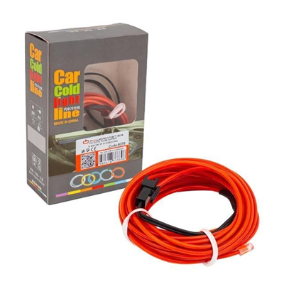 Powermaster PM-6076 5 Metre 5 Volt USB Adaptörlü Neon Kırmızı İp Aydınlatma