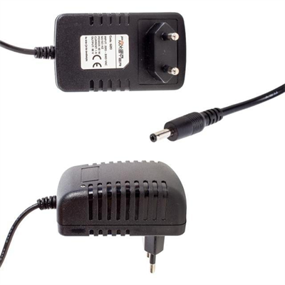 Powermaster PM-620 18 Volt - 1 Amper 3.5*1.35 Mm Uçlu Plastik Kasa Priz Tipi Adaptör