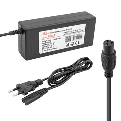 Powermaster PM-7867 63 Volt 1.1 Amper 3 Pinli Ginger Şarj Cihazı