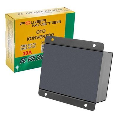 Powermaster PM-8202 24V Dc / 12V Dc 30 Amper Oto Konvertör