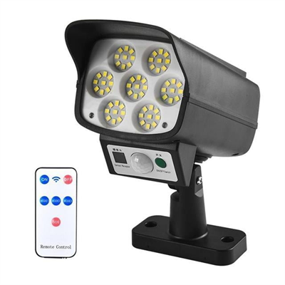 Powermaster SH-863A Kamera Görünümlü Hareket Sensörlü 63 Ledli Solar Lamba