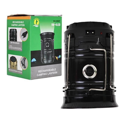 Powermaster Solar Şarjlı Kamp Lambası Sh-5800t 1w 6led