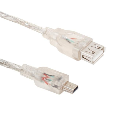 Powermaster USB 5 Pin Erkek-USB Dişi 1 Metre Kablo