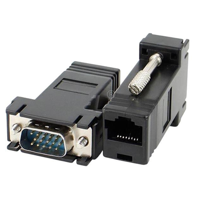 Powermaster VGA Extender RJ45 CAT5/CAT6/CAT7 Uzatıcı Çevirici (2li Paket)