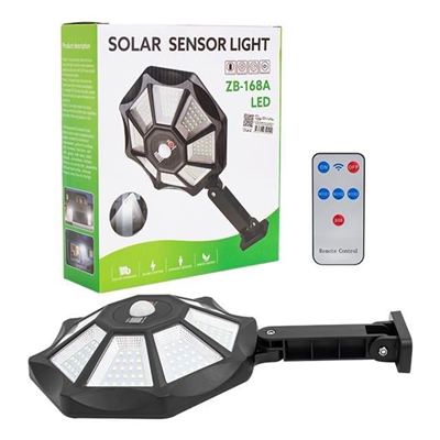 Powermaster ZB-168A Kumandalı Sensörlü Beyaz Solar Aydınlatma