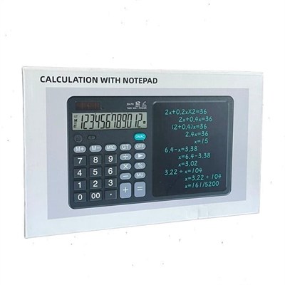 Powermaster ZH70 Dijital Not Defterli 12 Haneli Hesap Makinesi
