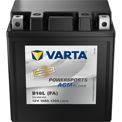 Powersports AGM Active 12V 10Ah 120 A – B10L (FA) | Motosiklet & ATV Aküsü