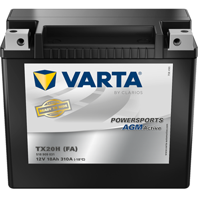 Powersports AGM Active 12V 18Ah 310 A – TX20H (FA) | Motosiklet & ATV Aküsü