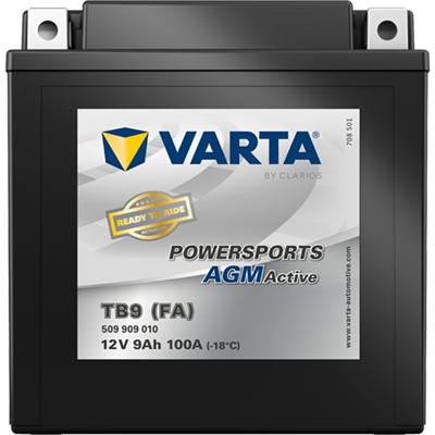 Powersports AGM Active 12V 9Ah 100 A – TB9 (FA) | Motosiklet & ATV Aküsü