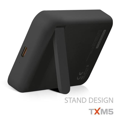 Powerway 10.000mAh PD15W Magsafe Kablosuz Wireless Taşınabilir Şarj Cihazı Siyah Powerbank TXM10