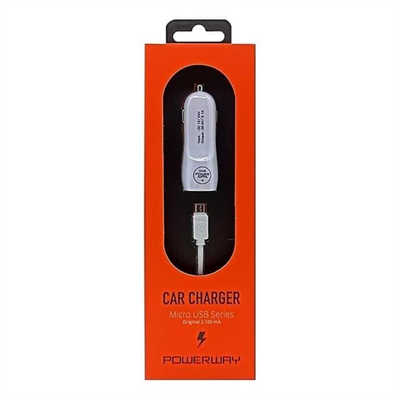 Powerway 3.1A Micro Usb Araç Çakmaklık Şarj Aleti X233