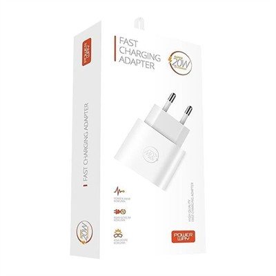 Powerway RX20 PD 20 Watt iPhone Type-C Hızlı Şarj Başlığı