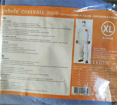 ProBody Coverall 3000 Yüksek Koryuculu Mavi Tulum