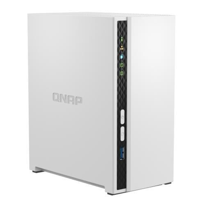 QNAP TS-233 2GB 2 Disk Yuvalı NAS | 2x20TB Destek, Gigabit Ethernet, USB 3.0 & 2.0