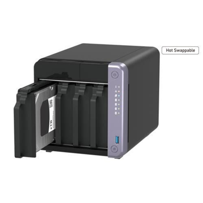 QNAP TS-432X-4G 4 Disk Yuvalı NAS | 4GB RAM, 2.5GbE & 10GbE, PCIe Gen3