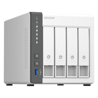 QNAP TS-433 4GB RAM 4 Disk Yuvalı NAS | 88TB Destek, 2.5GbE, USB 3.0 & 2.0
