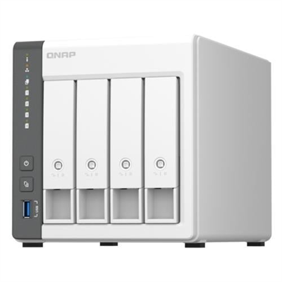 QNAP TS-433 4GB RAM 4 Disk Yuvalı NAS | 88TB Destek, 2.5GbE, USB 3.0 & 2.0