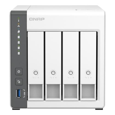 QNAP TS-433 4GB RAM 4 Disk Yuvalı NAS | 88TB Destek, 2.5GbE, USB 3.0 & 2.0