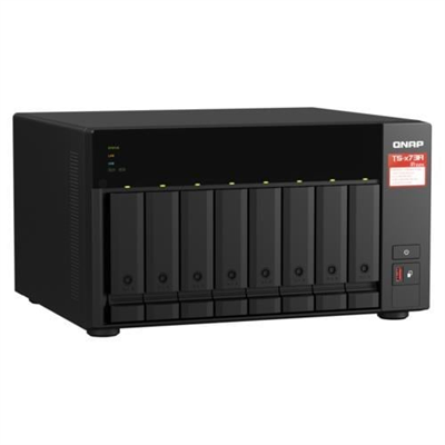 QNAP TS-873A-8G 8 Disk Yuvalı NAS | AMD Ryzen V1500B, 8GB DDR4, PCIe ve 2.5GbE