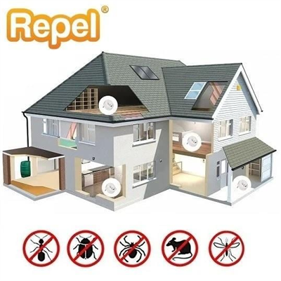 Repel RF 200 V2 Ultrasonik Fare Kovucu ve Haşere Cihazı (2li Paket)