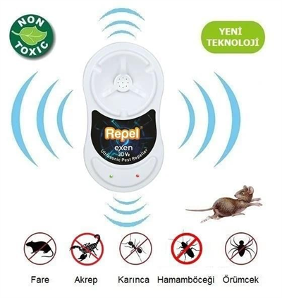 Repel eXen 3D V2 Fare Sıçan Haşere Örümcek Akrep Kovucu