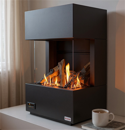 Revega H50Ab Seramik Camlı Hermetik Doğalgazlı Şömine 5Kw -510mm
