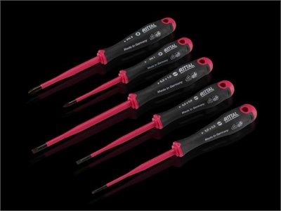 Rittal AS 4052210 Yalıtımlı Tornavida Seti 5 Parça 1000 V