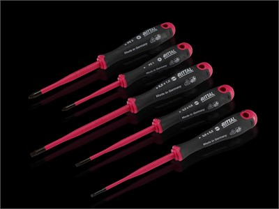 Rittal AS 4052211 Yalıtımlı Tornavida Seti 5 Parça 1000 V
