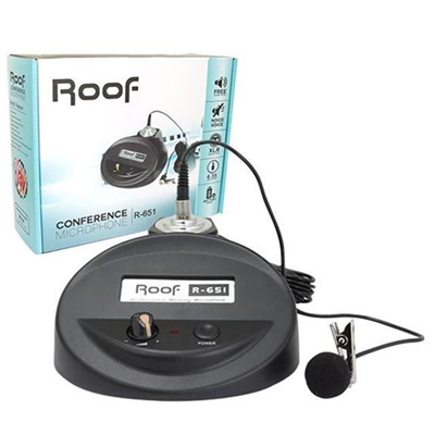 Roof R-651 Kondenser Cami Tipi Kablolu Yaka Mikrofonu