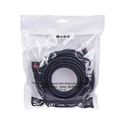 S-Link SL-HDM4K10 19+1  V2.0 4K 60Hz 10 Metre Hdmi Kablo