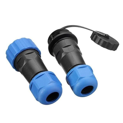 SD20 Su Geçirmez 1 Pin 20 Mm Düz Kablo Konnektör