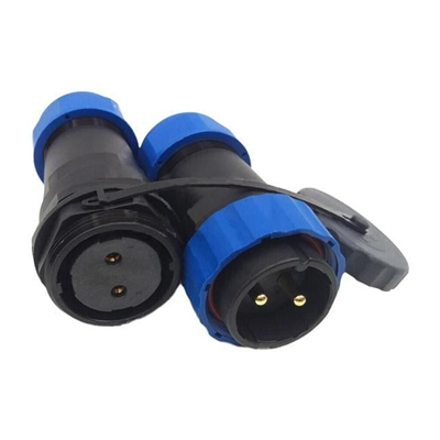 SD28 Su Geçirmez 2 Pin 28 Mm Düz Kablo Konnektör
