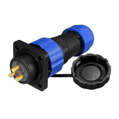SD28 Su Geçirmez 3 Pin 28 Mm Dörtgen Konnektör
