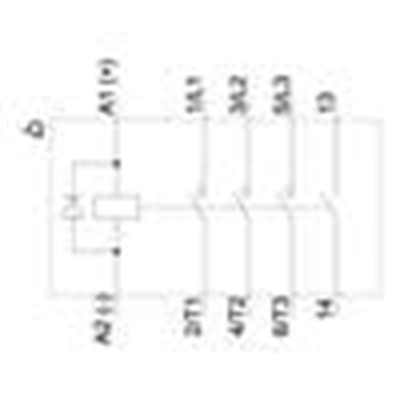 SIEMENS 3TG1010-0BB4 Mini Kontaktör 8.4A 24V DC 4kW 4NO