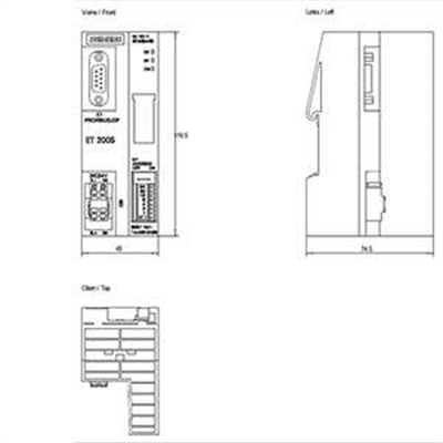 SIEMENS 6ES7151-1AA06-0AB0 /ET200S, IM151-1 SIMATIC DP, interface module