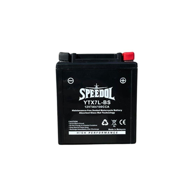 SPEEDOL SP-YTX7L-BS MOTOSIKLET AKUSU (AGM TEKNOLOJISI) 12V7AH/100CCA