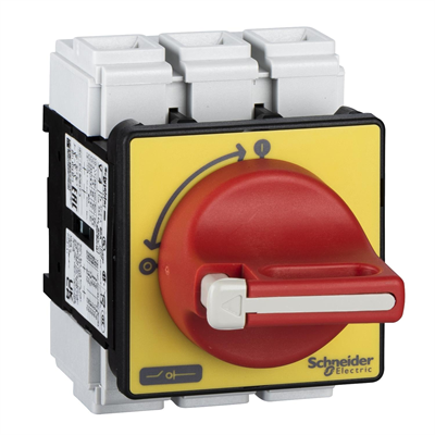 Schneider VCF4 Emniyet Şalteri 3x80A. Sarı/Kırmızı