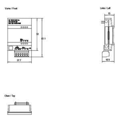 Siemens  6ES7222-1BD30-0XB0 SIMATIC S7-1200, Digital output SB 1222, 4 DQ, 24 V DC 200 kHz
