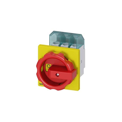 Siemens 3LD2203-0TK53 Emniyet Şalteri 3x32A. Sarı/Kırmızı
