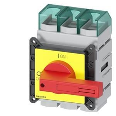 Siemens 3LD2305-0TK13 Emniyet Şalteri 3x160A. Sarı/Kırmızı