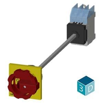 Siemens 3LD3448-0TK53 Emniyet Şalteri 3x63A. Milli Sarı/Kırmızı