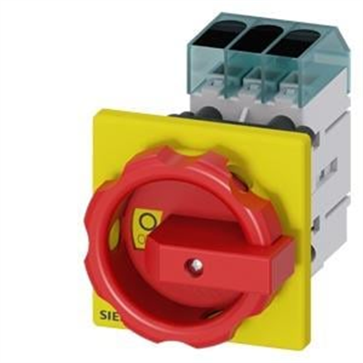 Siemens 3LD3454-0TK53 Emniyet Şalteri 3x63A Sarı/Kırmızı
