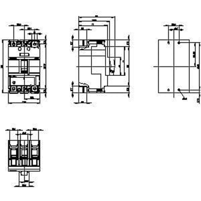 Siemens 3VA1116-5EE36-0AA0 Kompakt Şalter 160 Amper 55kA Tm220