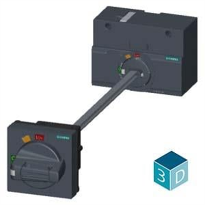 Siemens 3VA9257-0FK21 Döner Kurma Kolu Milli Gri 3VA12 250 Amper