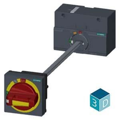 Siemens 3VA9257-0FK25 Döner Kurma Kolu Milli Sarı/Kırmızı