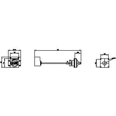 Siemens 3VA9257-0FK25 Döner Kurma Kolu Milli Sarı/Kırmızı