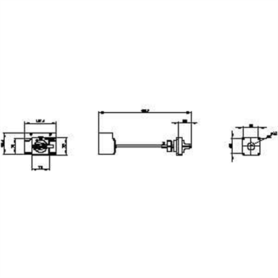 Siemens 3VA9467-0FK21 Döner Kurma Kolu Milli Gri