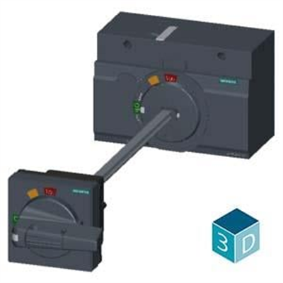 Siemens 3VA9467-0FK21 Döner Kurma Kolu Milli Gri