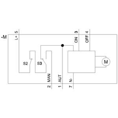 Siemens 3VA9467-0HA20 Motor Mekanizması 110-230V Ac/Dc MO320